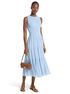 michael kors smocked georgette midi dress