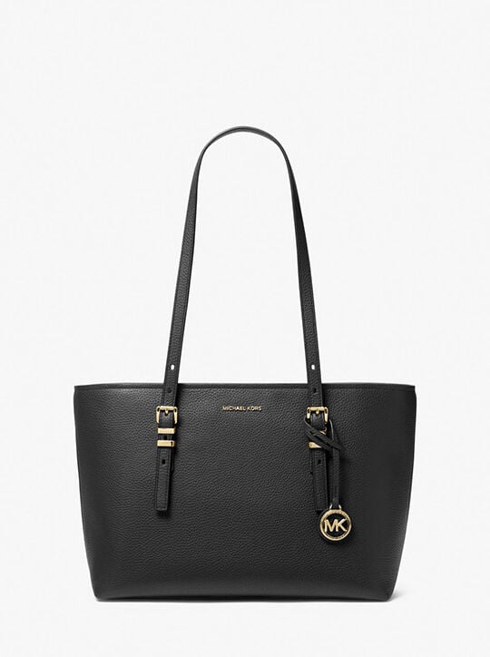 Quinn Medium Pebbled Leather Tote Bag michael kors quinn medium pebbled leather tote bag