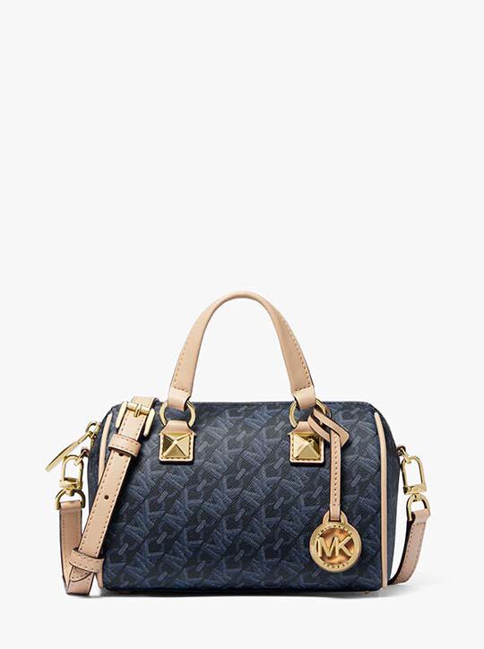 Grayson Small Empire Signature Logo Duffel Crossbody Bag michael kors grayson small empire signature logo duffel crossbody bag
