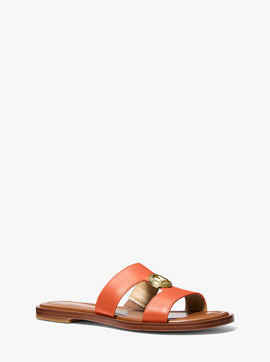 michael kors erin leather sandal