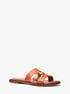 michael kors erin leather sandal