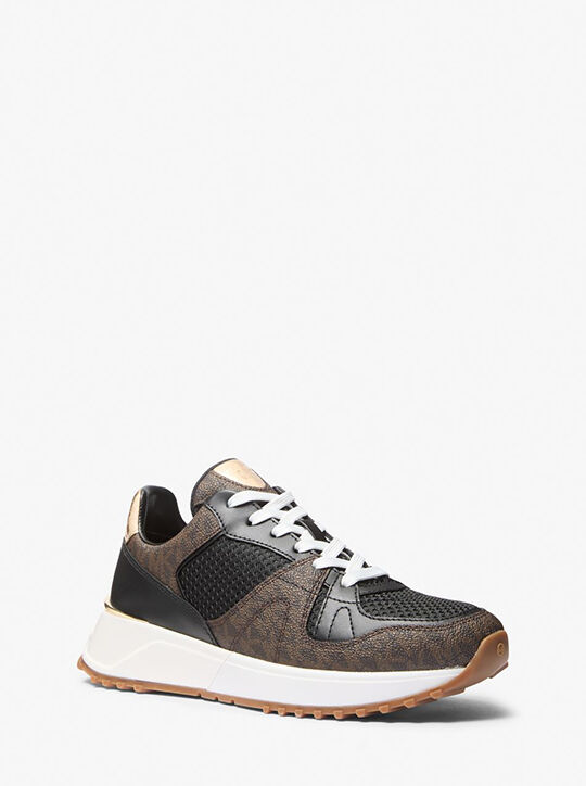 Jaime Mixed-Media Trainer michael kors jaime mixed media trainer