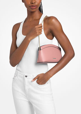 michael kors athena small leather convertible clutch
