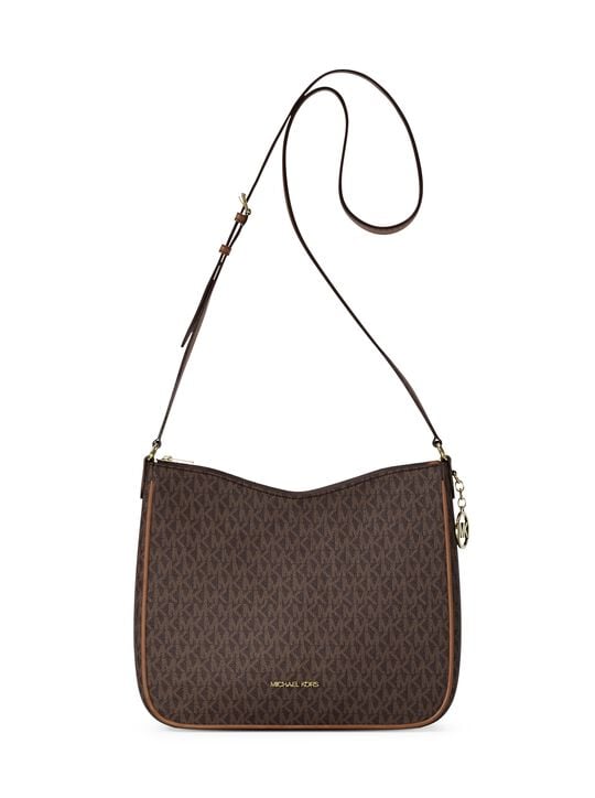 Nayla Medium Signature Logo Messenger Bag michael kors nayla medium signature logo messenger bag