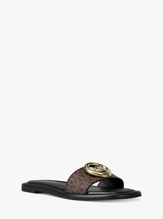 michael kors صندل ميلانو بشعار الماركة