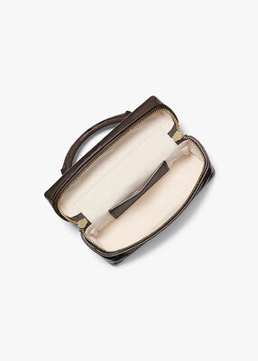 michael kors حقيبة جانا كروس بودي صغيرة جدًا قابلة للتحويل من جلد التمساح المنقوش