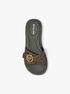 michael kors signature logo slide sandal