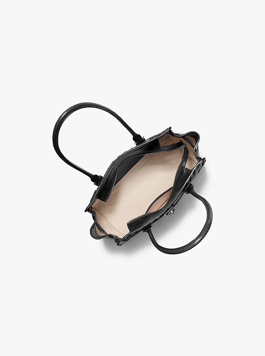 حقيبة هاميلتون مودرن صغيرة من الجلد المنسوج michael kors حقيبة هاميلتون مودرن صغيرة من الجلد المنسوج