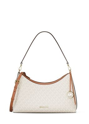 michael kors sammy medium signature logo convertible shoulder bag