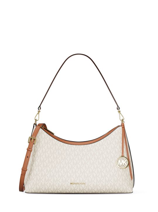 michael kors sammy medium signature logo convertible shoulder bag