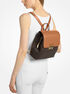 michael kors tribeca small signature logo backpack