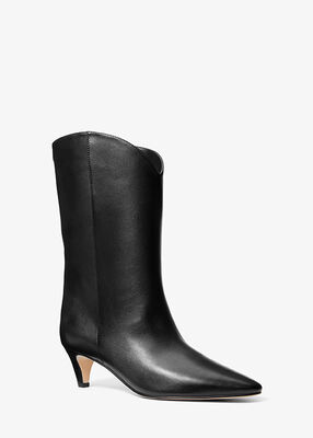 michael kors daniela leather boot