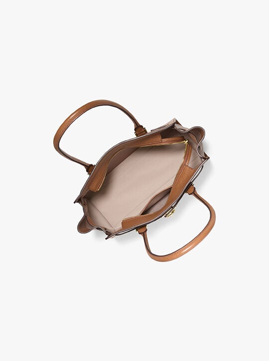 Hamilton Moderne Small Leather Satchel michael kors hamilton moderne small leather satchel