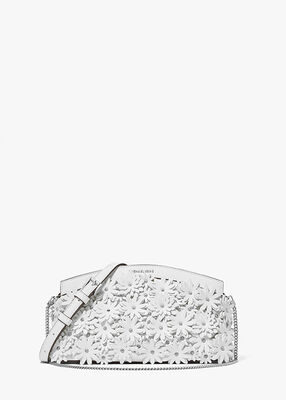 michael kors حقيبة يد أثينا القابلة للتحويل والمزينة بتطريزات زهرية