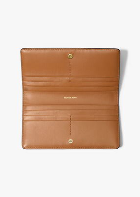 michael kors bryant large signature logo snap front wallet