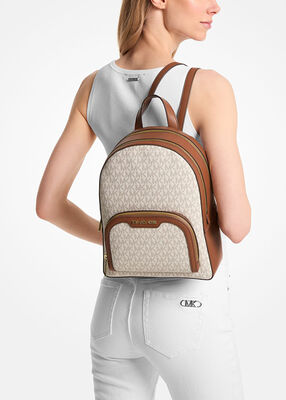michael kors jaycee medium logo backpack
