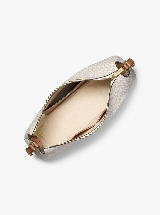 michael kors حقيبة كتف نوليتا متوسطة الحجم بشعار الماركة