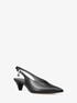 Tonya Leather Slingback Pump michael kors tonya leather slingback pump