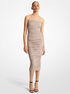 Stretch Matte Jersey Ruched Strapless Dress michael kors stretch matte jersey ruched strapless dress