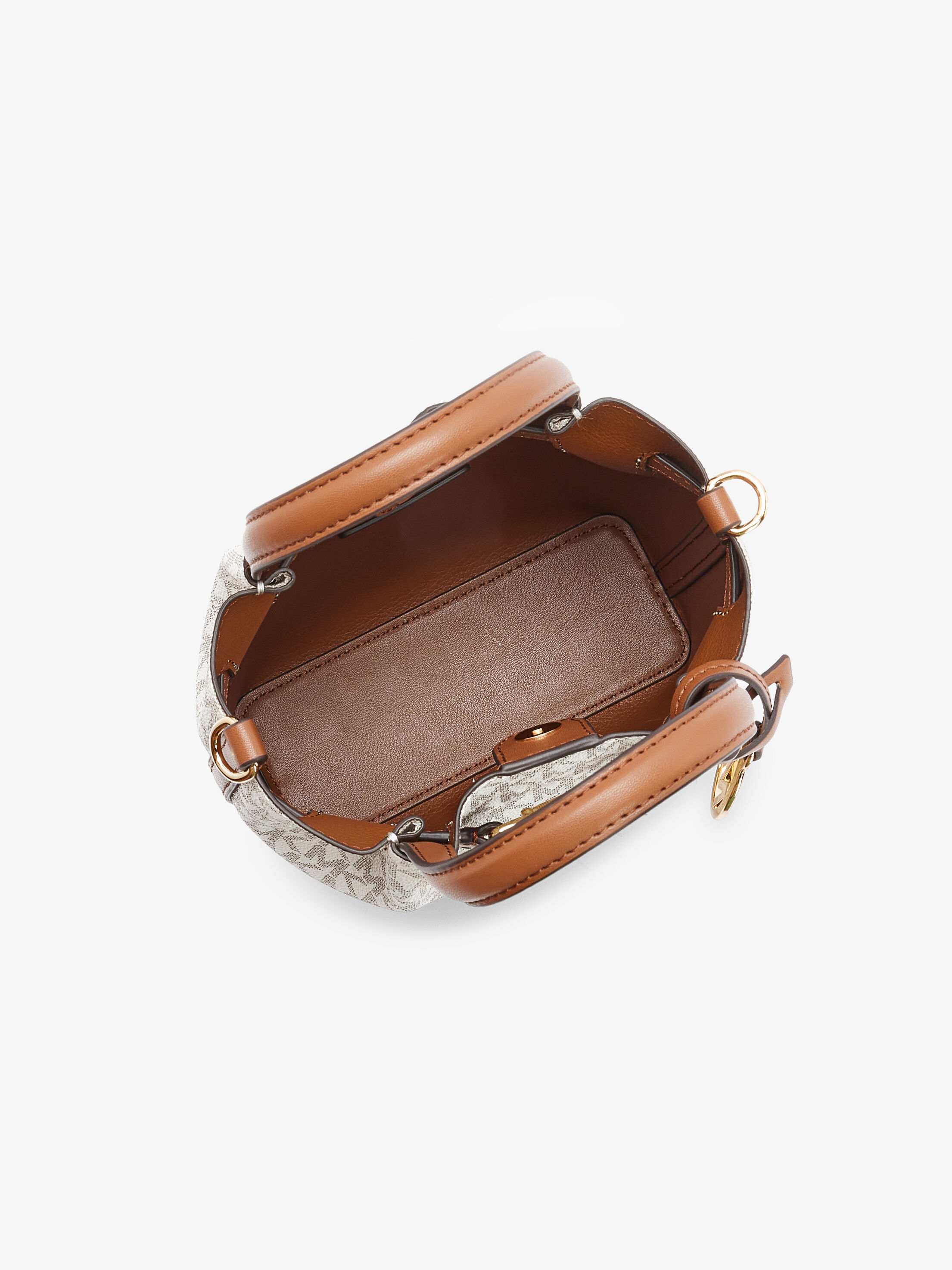 Carson Small Signature Logo Crossbody Bag, VANILLA | Michael Kors UAE