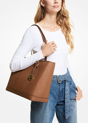 michael kors jet set travel large saffiano leather tote bag
