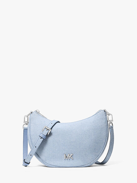 michael kors حقيبة كايلا الصغيرة من قماش الدنيم