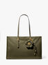 michael kors zadie medium nylon tote bag