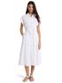 michael kors cotton poplin midi dress