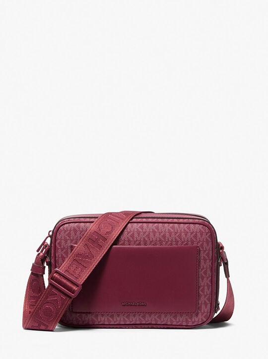 Maeve Large Signature Logo Crossbody Bag michael kors maeve large signature logo crossbody bag