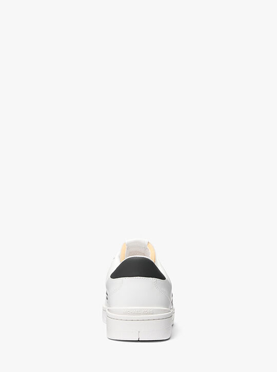 michael kors wilton grommeted leather sneaker