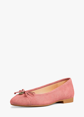 michael kors piper flex suede ballet flat