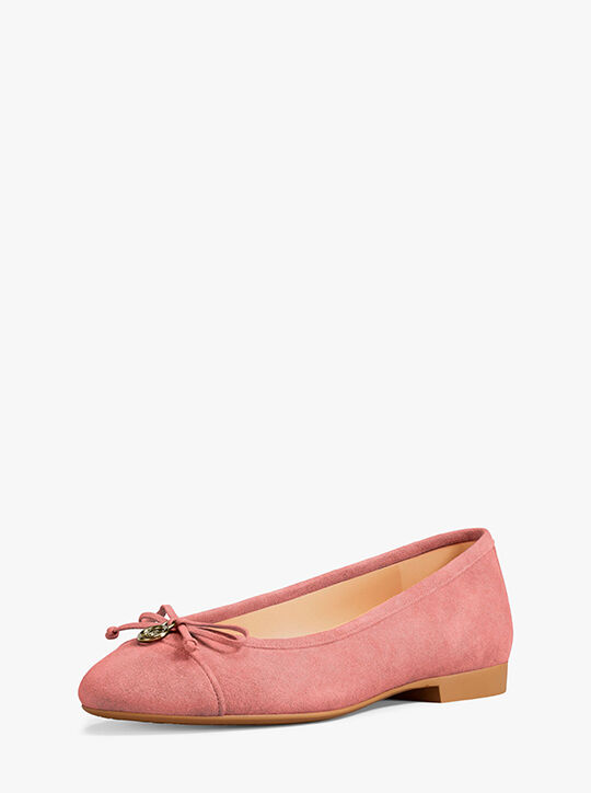 michael kors piper flex suede ballet flat