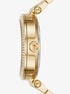 Parker Pavé Gold-Tone Logo Watch michael kors parker pav gold tone logo watch