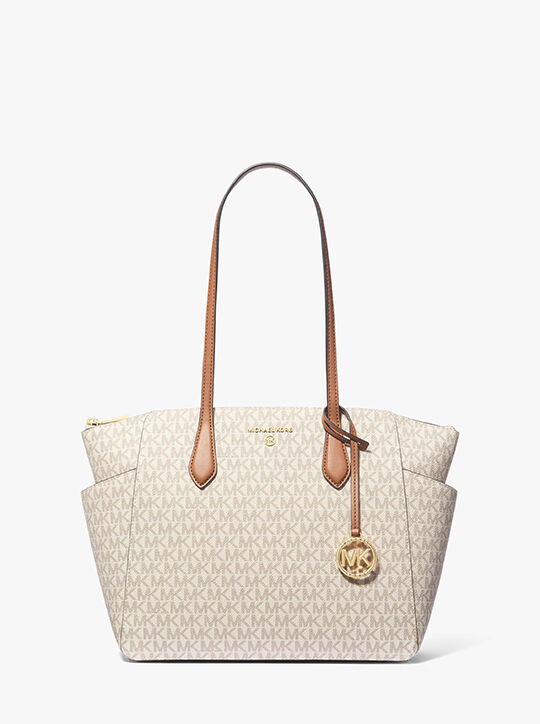 michael kors marilyn medium logo tote bag