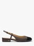 michael kors perla flex signature logo slingback flat