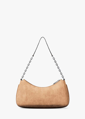 michael kors nolita medium nubuck chain pochette