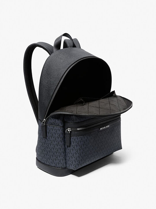 michael kors cooper signature logo backpack