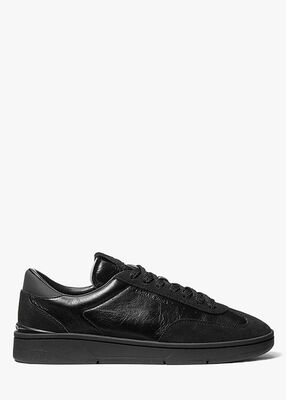 michael kors wilton leather and suede sneaker