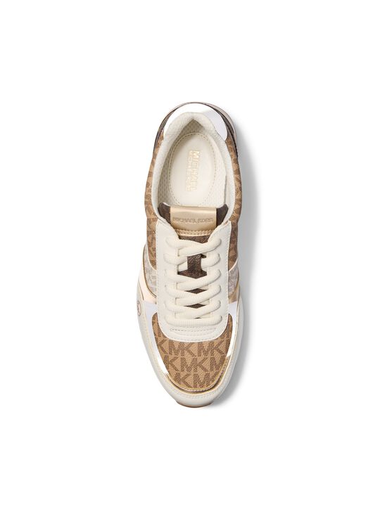 Andi Color-Block Signature Logo Trainer michael kors andi color block signature logo trainer