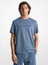 Logo Embossed Cotton T-Shirt michael kors logo embossed cotton t shirt