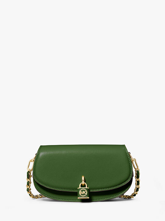 michael kors mila small leather shoulder bag