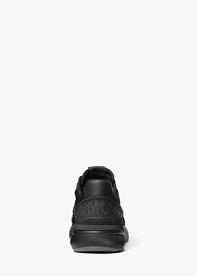 michael kors trevor mixed media trainer