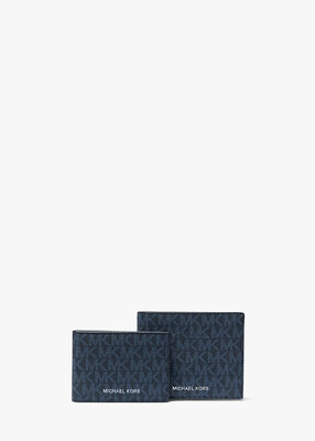 michael kors cooper logo billfold wallet with passcase