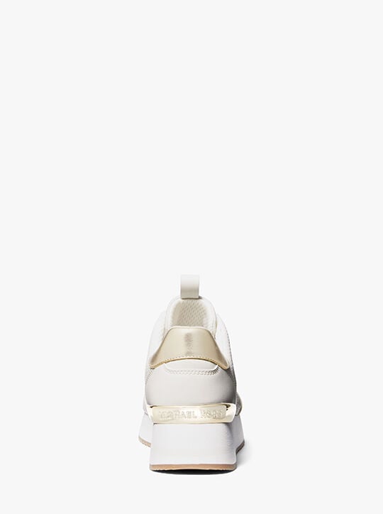 Raina Signature Logo Platform Trainer michael kors raina signature logo platform trainer