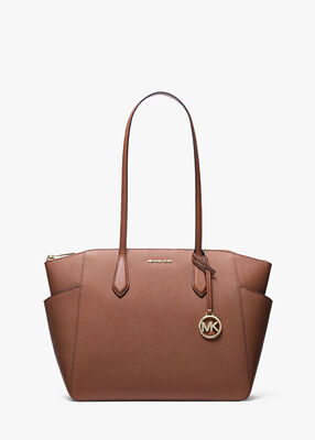 michael kors marilyn medium saffiano leather tote bag