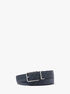 michael kors reversible logo and leather belt