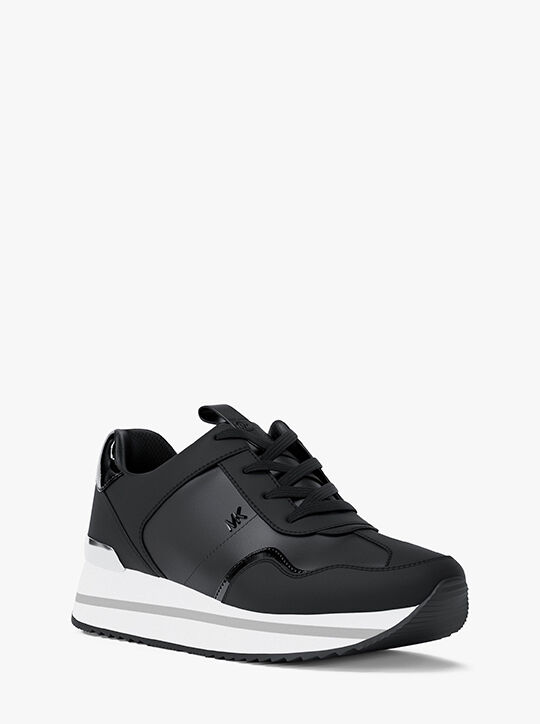 Raina Leather Trainer michael kors raina leather trainer