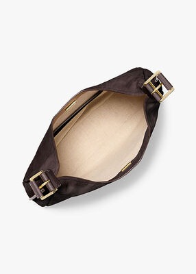 michael kors حقيبة كتف نوليتا كبيرة من جلد النوبوك