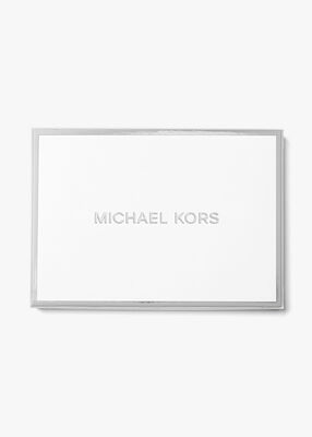 michael kors حافظة بطاقات جيت سيت صغيرة بسحاب