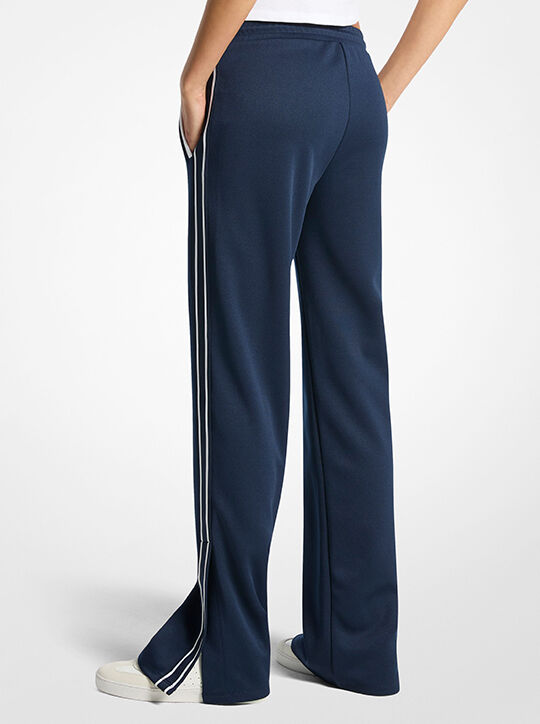 michael kors piqu  contrast track pants